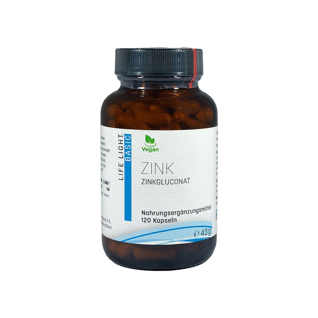 Life Light Basic Zink 15 mg Zinkgluconat Kapseln, 120 St