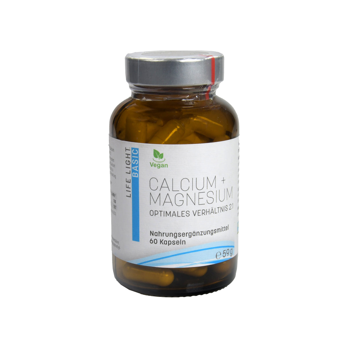 Life Light Basic Calcium + Magnesium 147/73mg Kapseln, 60 St