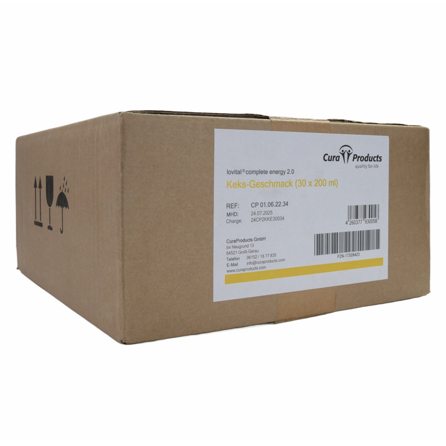lovital complete energy 2.0 Trinknahrung Keks 30x200 ml [MHD: 24.07.2025]