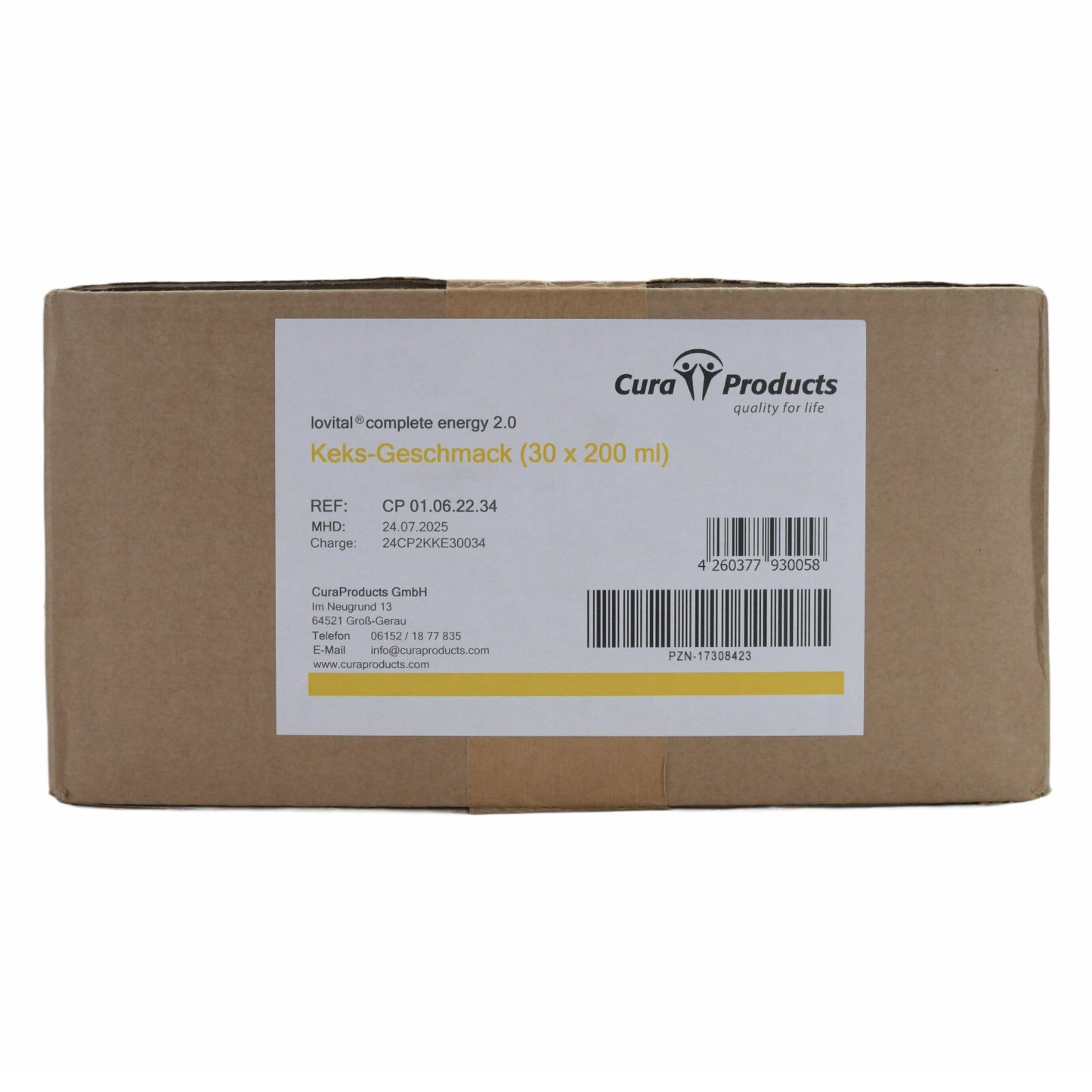 lovital complete energy 2.0 Trinknahrung Keks 30x200 ml [MHD: 24.07.2025]