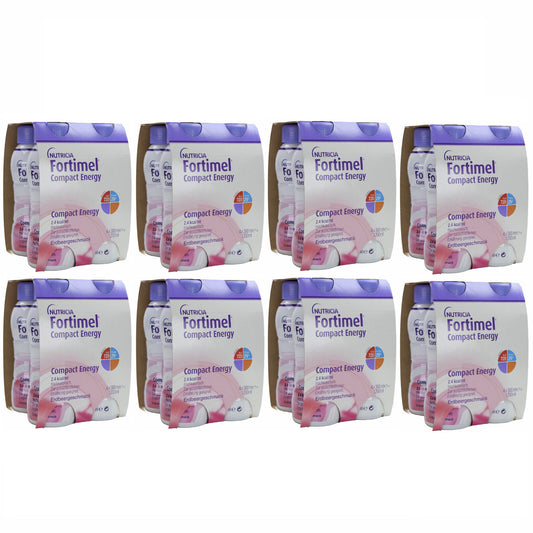 Fortimel Compact Energy 2.4 kcal/ml Erdbeere 8x4x300 ml [MHD: 26.07.2025]