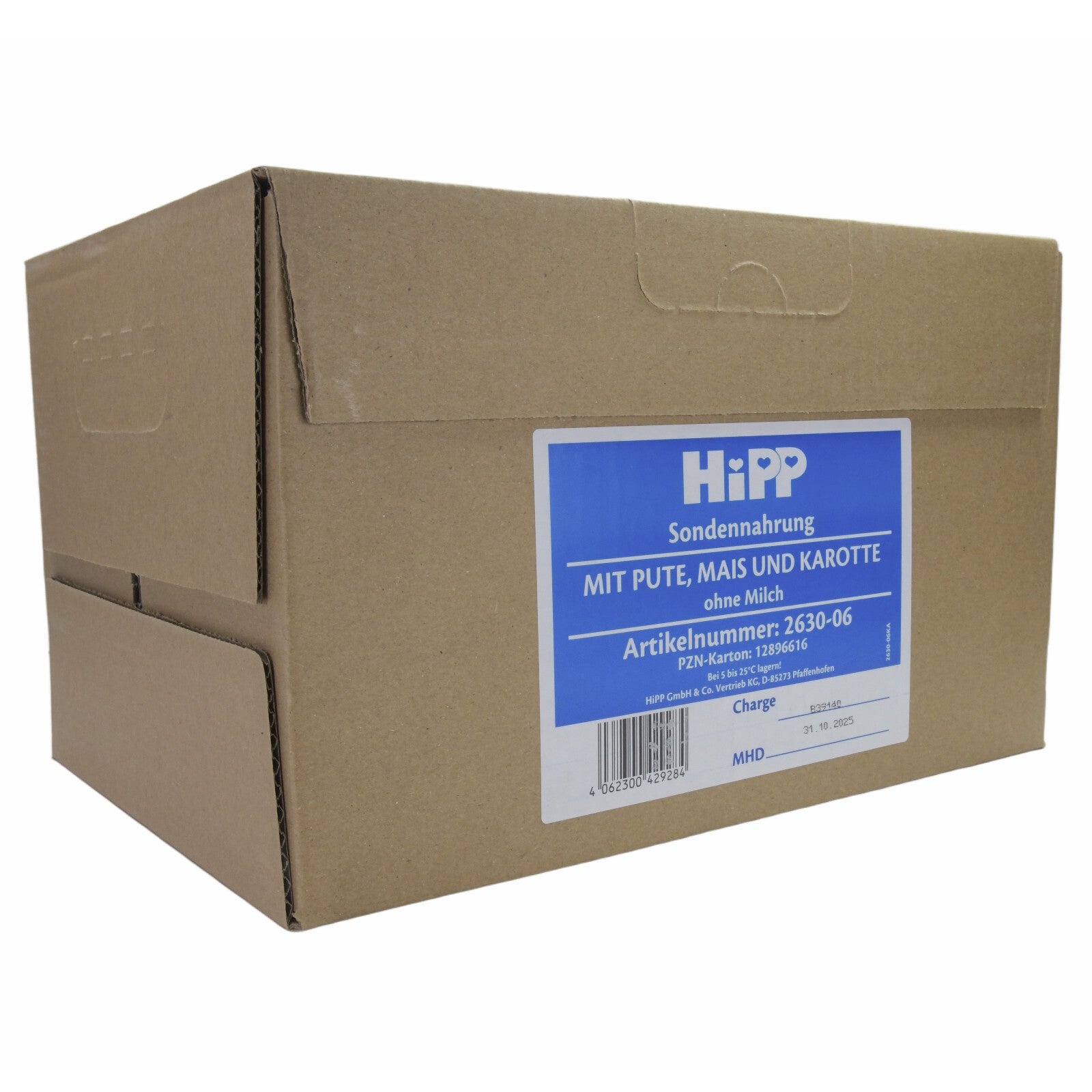 Hipp Sondennahrung mit Pute, Mais & Karotte 12x500 ml [MHD: 31.10.2025]
