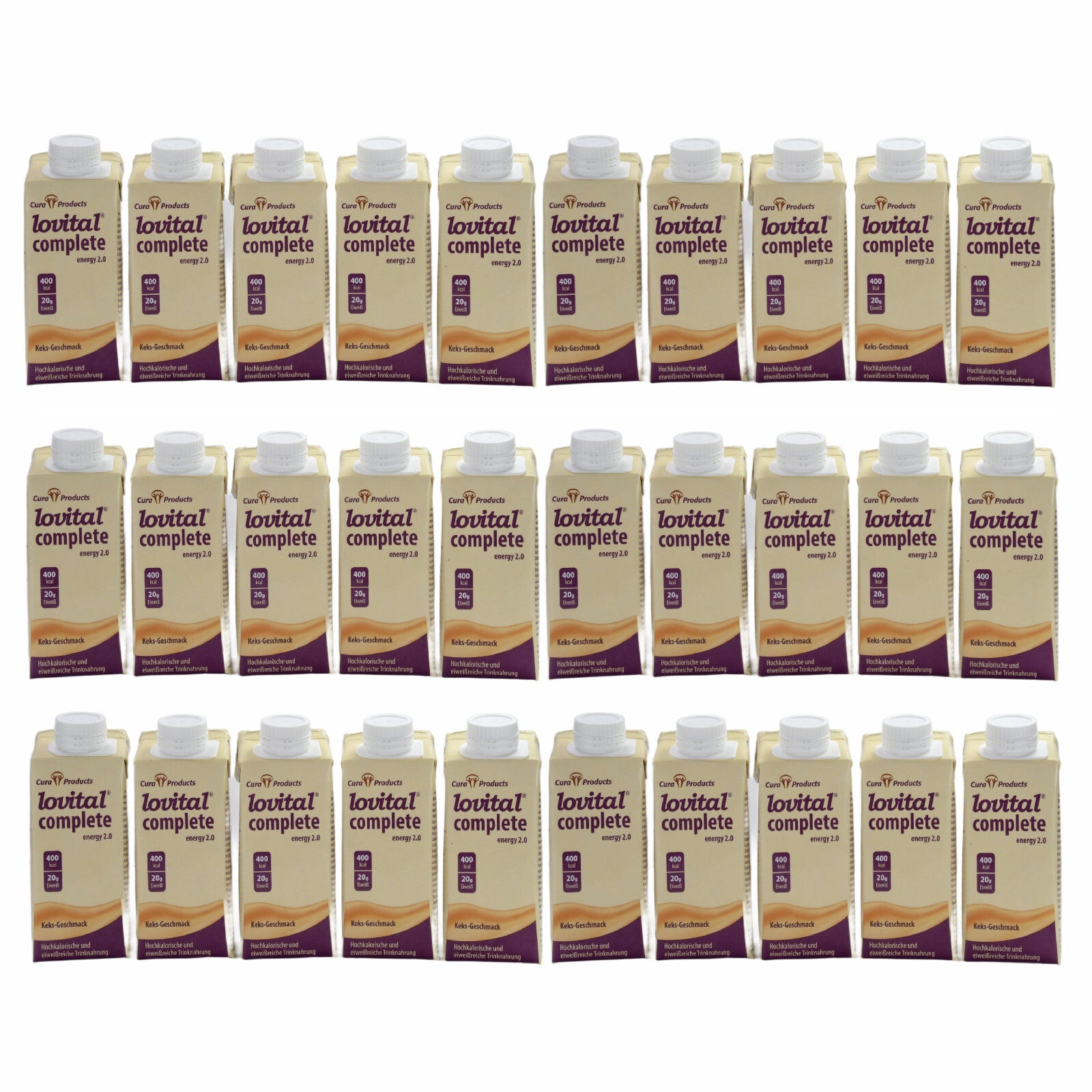 lovital complete energy 2.0 Trinknahrung Keks 30x200 ml [MHD: 24.07.2025]