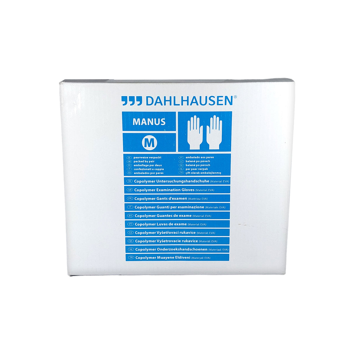 Dahlhausen Copolymer Handschuhe paarweise Gr. M, 100 St