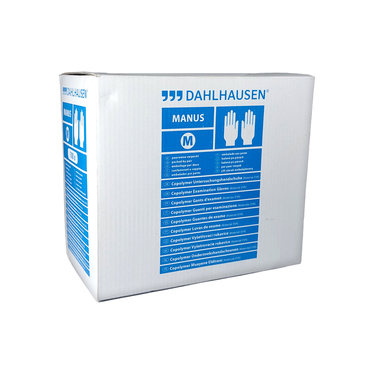 Dahlhausen Copolymer Handschuhe paarweise Gr. M, 100 St