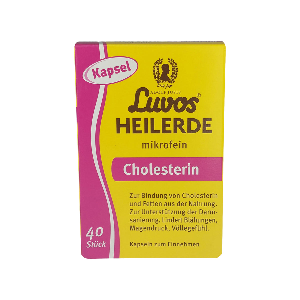 Luvos Heilerde mikrofein Cholesterin Kapseln, 40 St