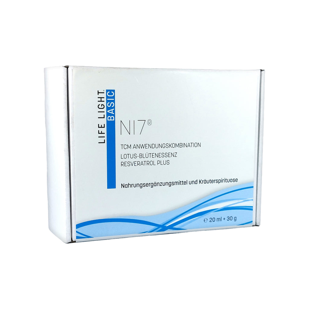 Life Light Ni7 Lotus Blütenessenz 16% vol. + Resveratrol + Zink Kombipackung