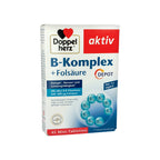 Doppelherz aktiv B-Komplex + Folsäure Depot Tabletten, 45 St