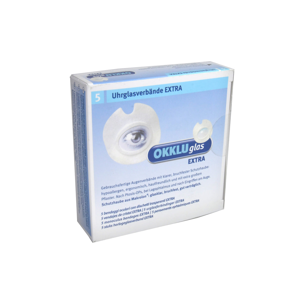 OKKLUglas Extra Uhrglasverband, 5 St
