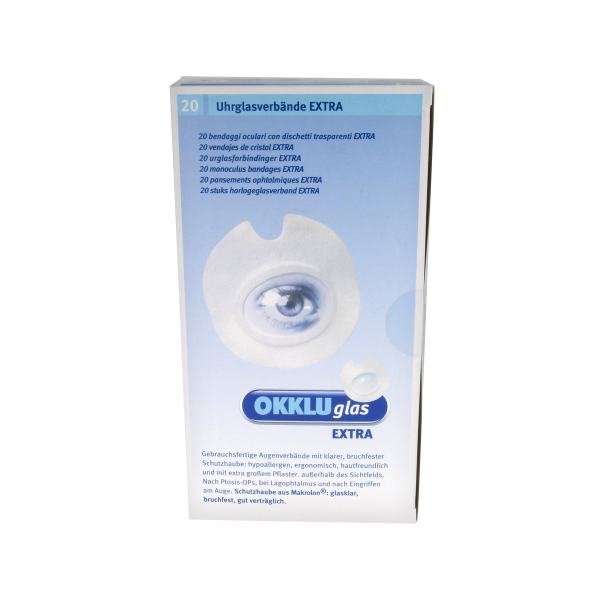 OKKLUglas Extra Uhrglasverband, 20 St