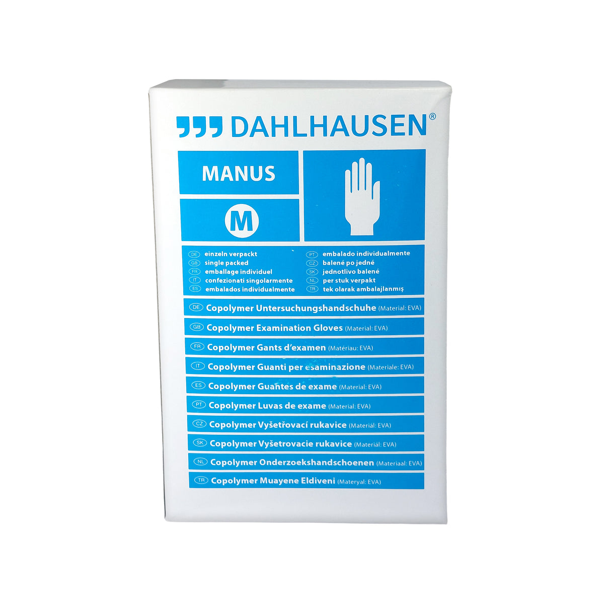 Dahlhausen Copolymer Handschuhe steril Gr. M, 100 St