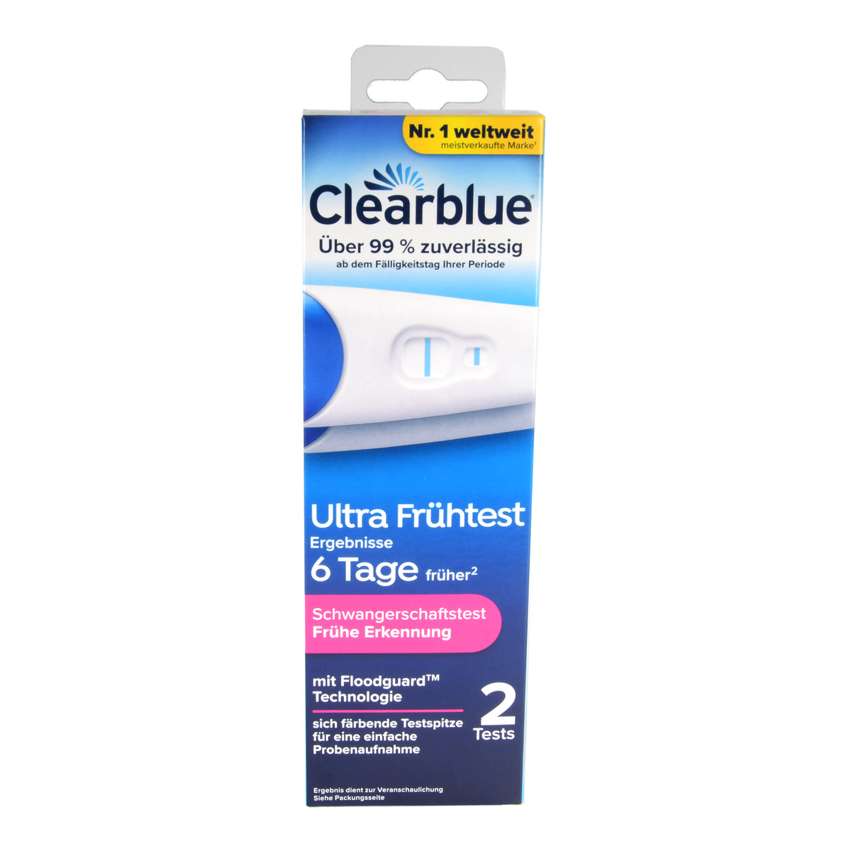 Clearblue Schwangerschaftstest Ultra Frühtest, 2 St
