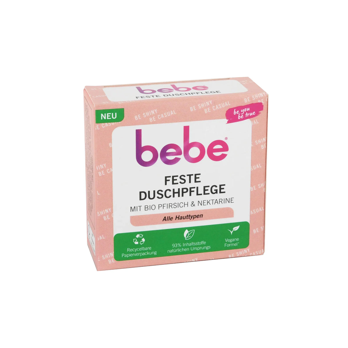 bebe Feste Duschpflege Pfirsich & Nektarine alle Hauttypen, 80 g