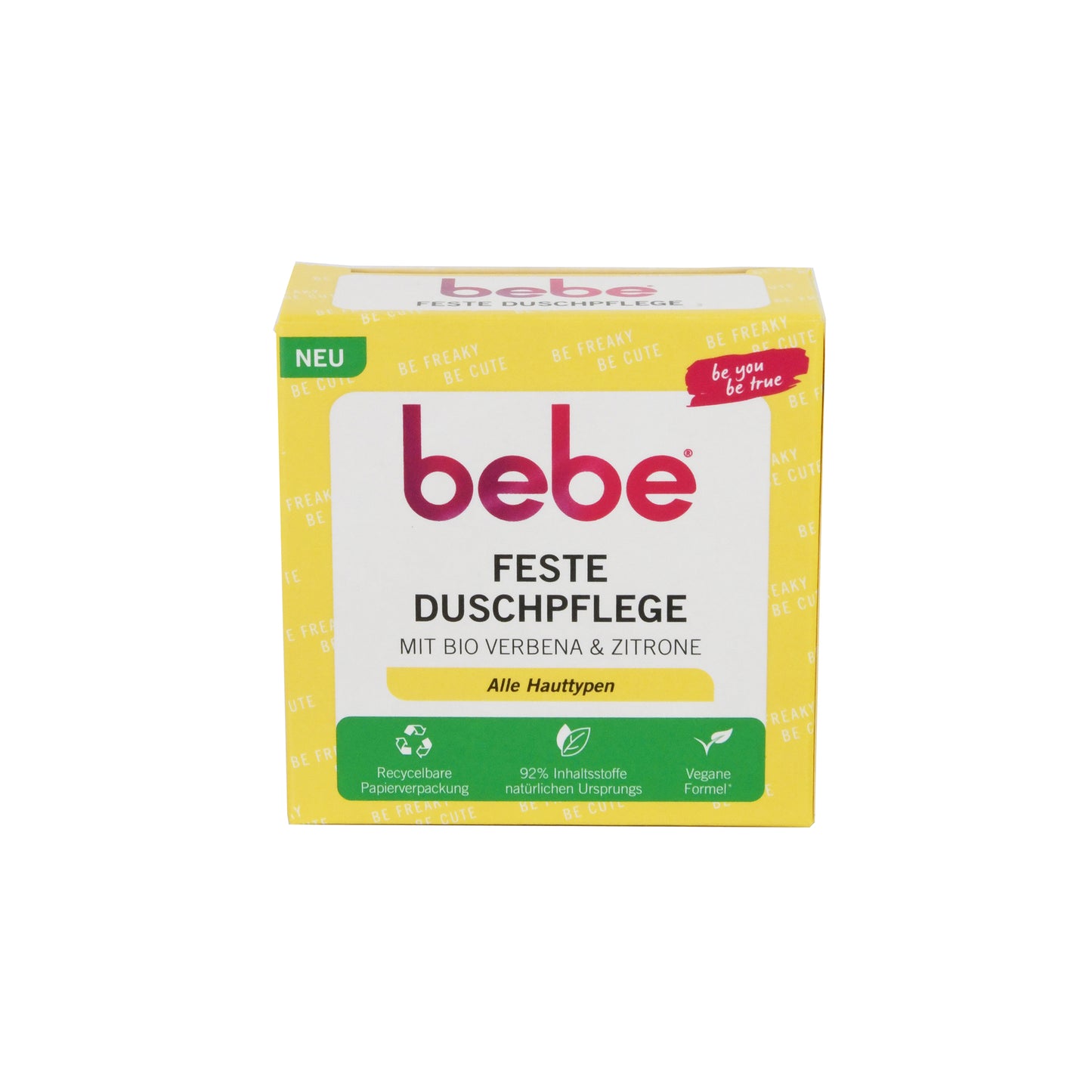 bebe Solid Shower Care Verbena &amp; Lemon all skin types, 80 g