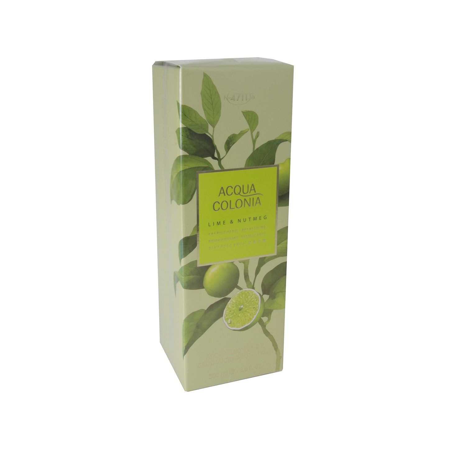 4711 Acqua Colonia Lime &amp; Nutmeg shower gel, 200 ml