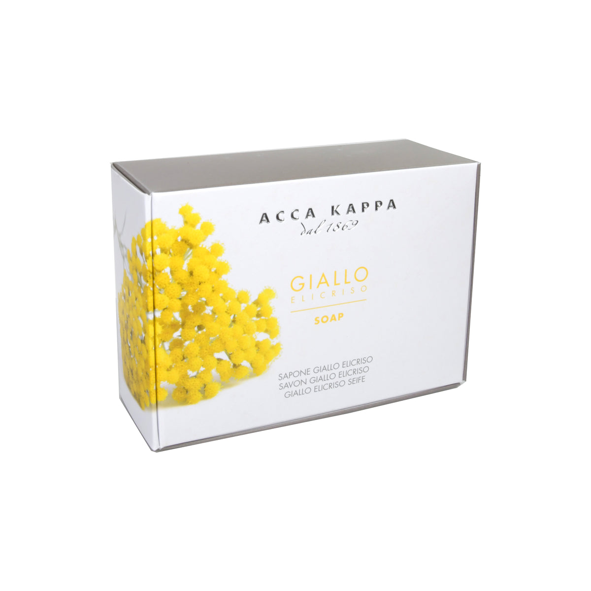 Acca Kappa Giallo Elicriso Soap Seifenstück, 150 g