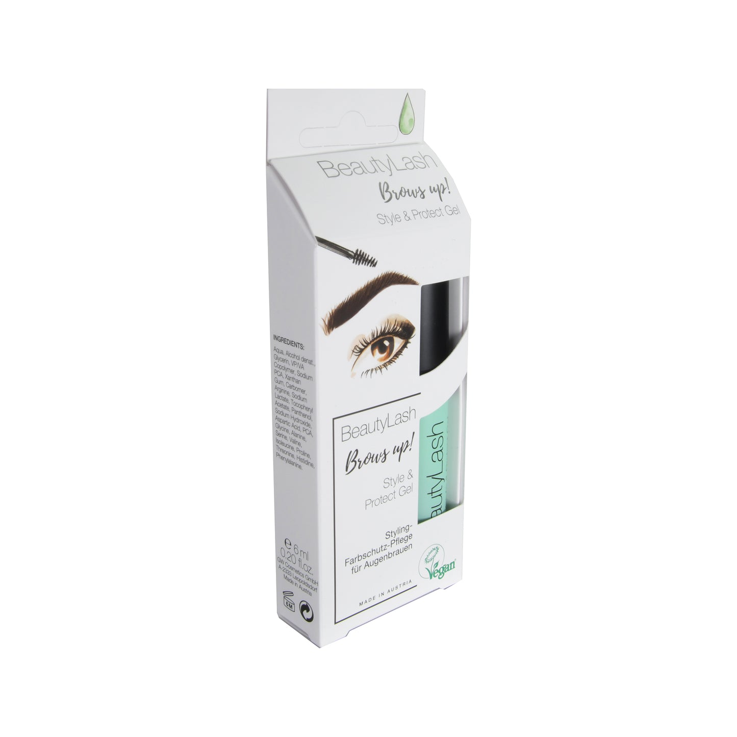 BeautyLash Brows up! Style &amp; Protect Gel, 6 ml