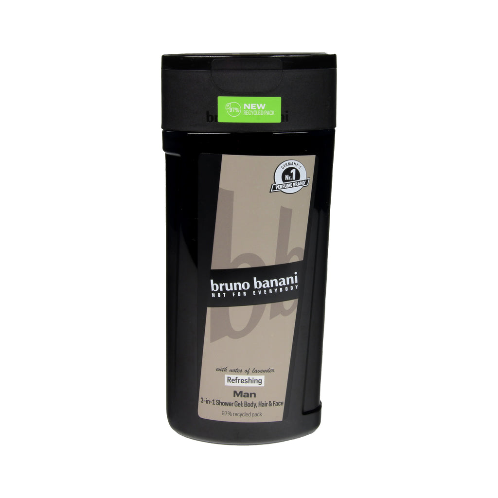 Bruno Banani Man Refreshing 3-in-1 Shower Gel, 250 ml