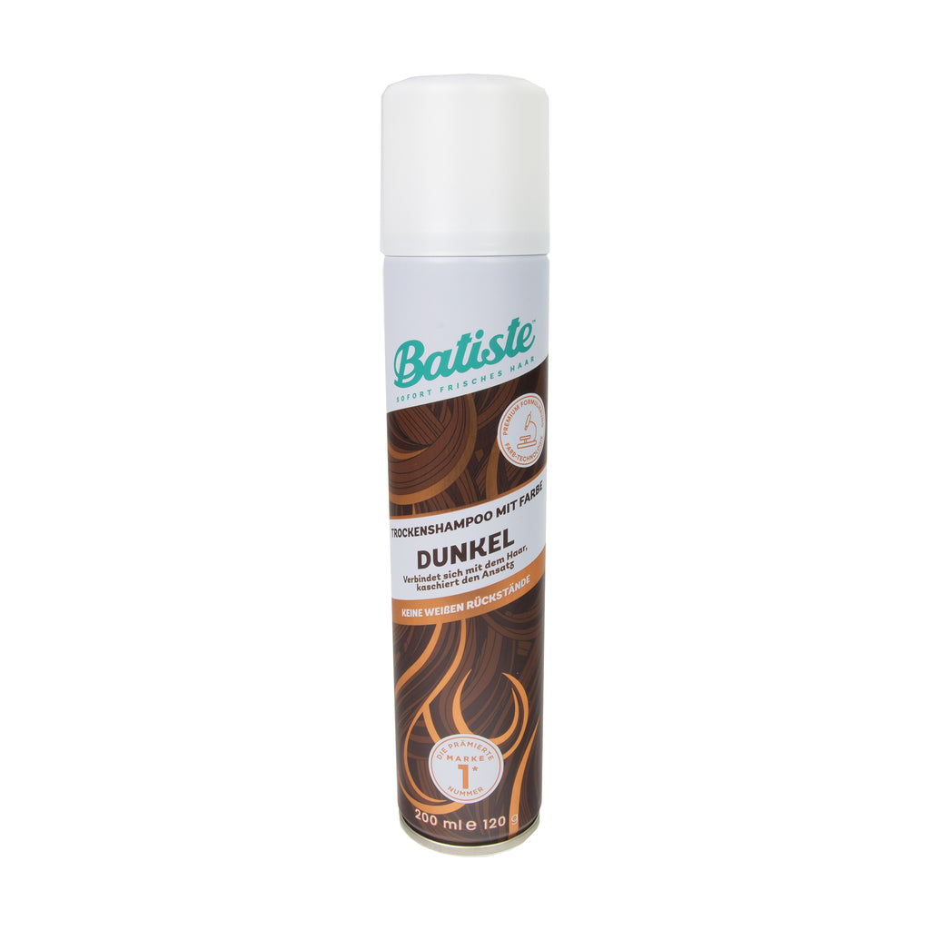 Batiste Trockenshampoo mit Farbe Dunkles Haar, 200 ml