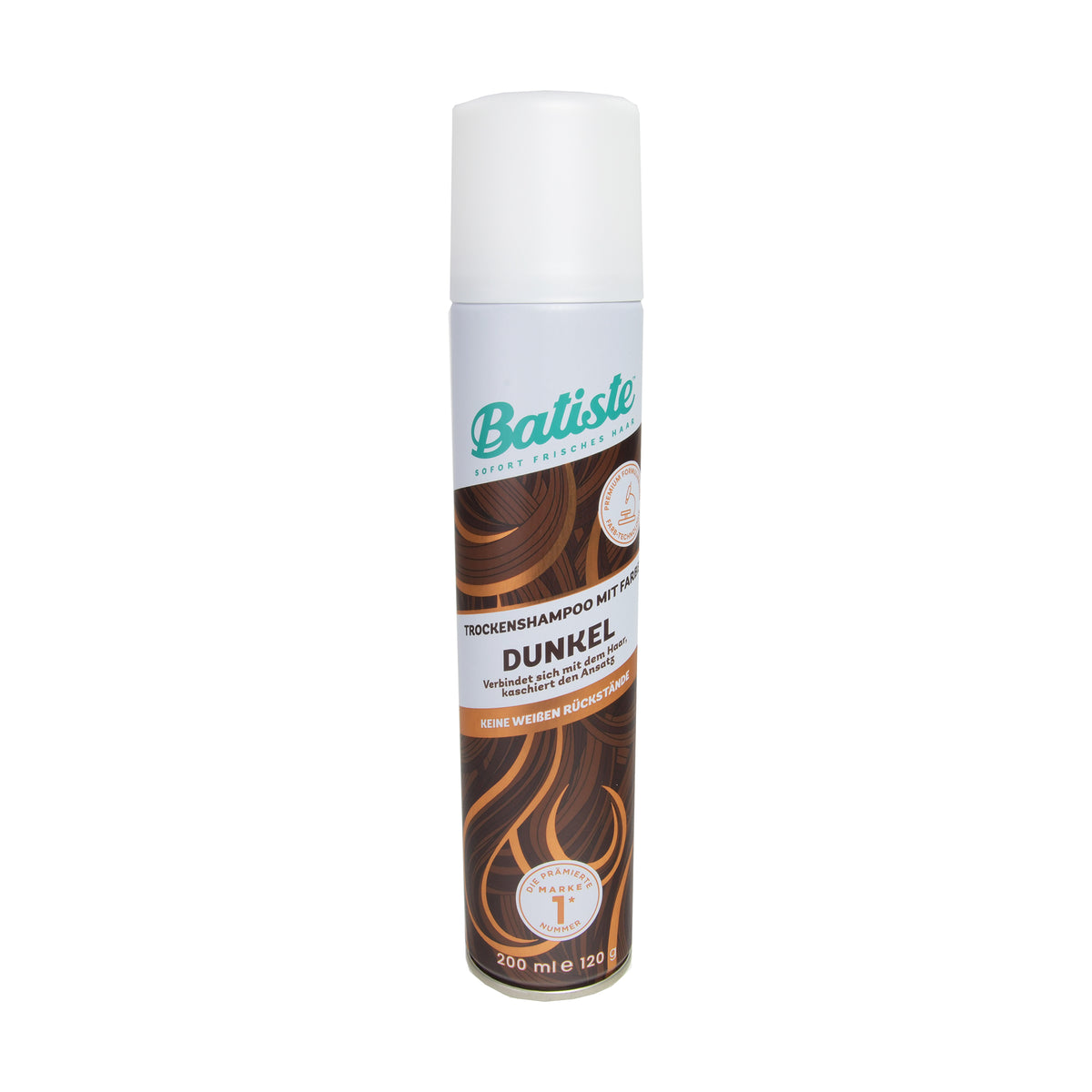 Batiste Trockenshampoo mit Farbe Dunkles Haar, 200 ml