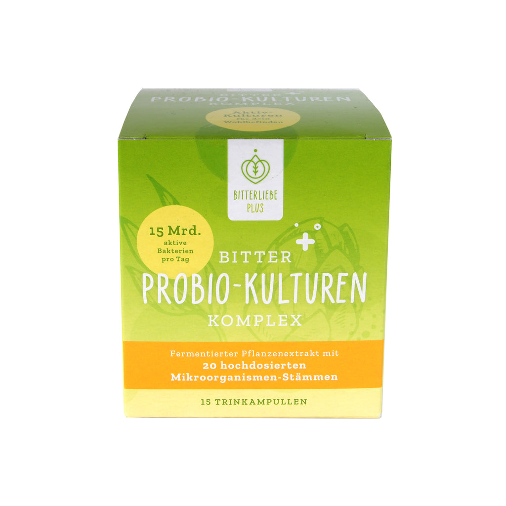 BitterLiebe Plus Bitter Probio-Kulturen Komplex Trinkampullen, 15x15 ml