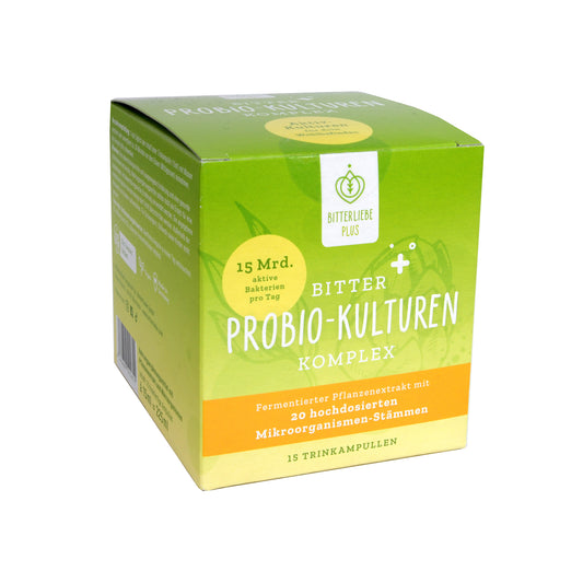 BitterLiebe Plus Bitter Probio Cultures Complex Drinking Ampoules, 15 x 15 ml