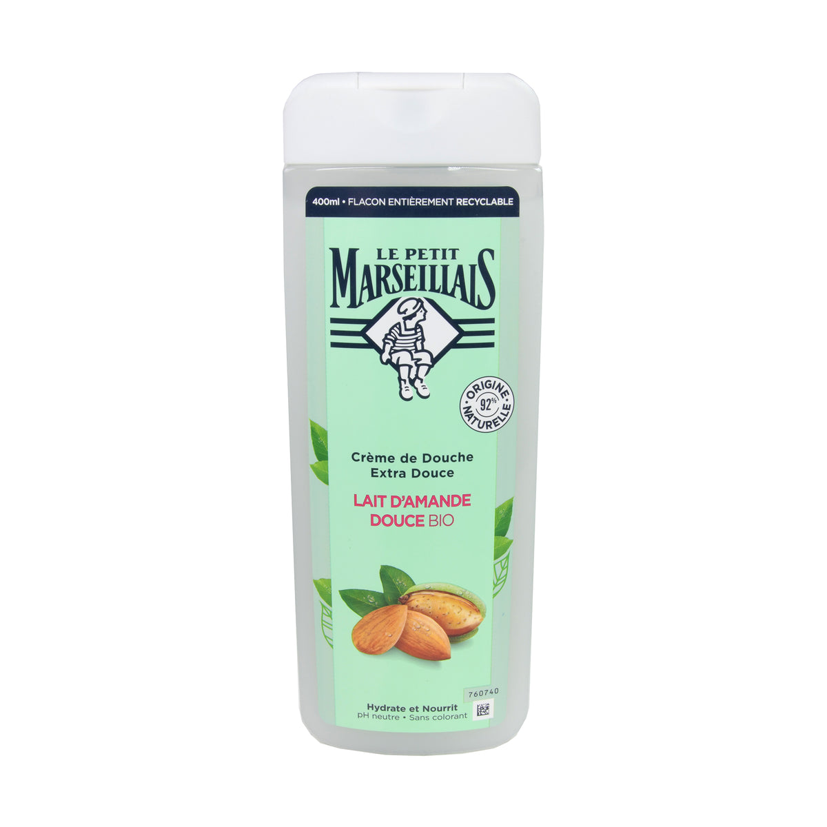 Le Petit Marseillais Organic Sweet Almond Milk Shower Gel, 400 ml