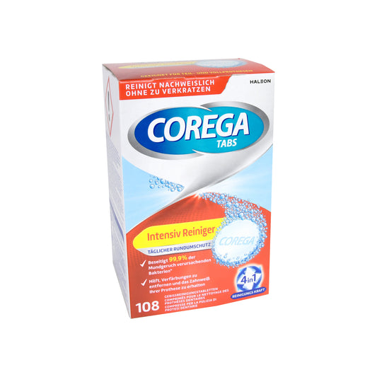 Corega Tabs Intensiv Reiniger Rundumschutz, 108 St