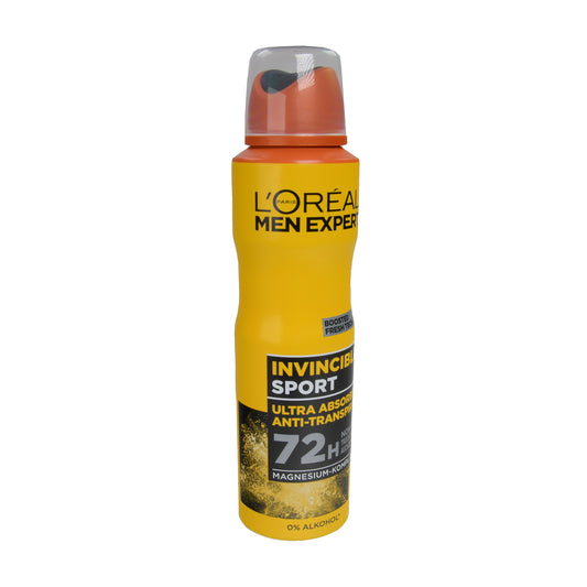 L'Oréal Men Expert Invincible Sport Anti-Transpirant, 150 ml