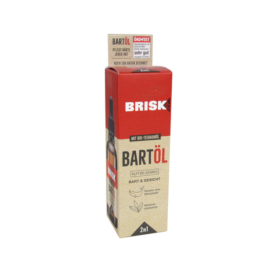Brisk 2in1 Bartöl, 50 ml
