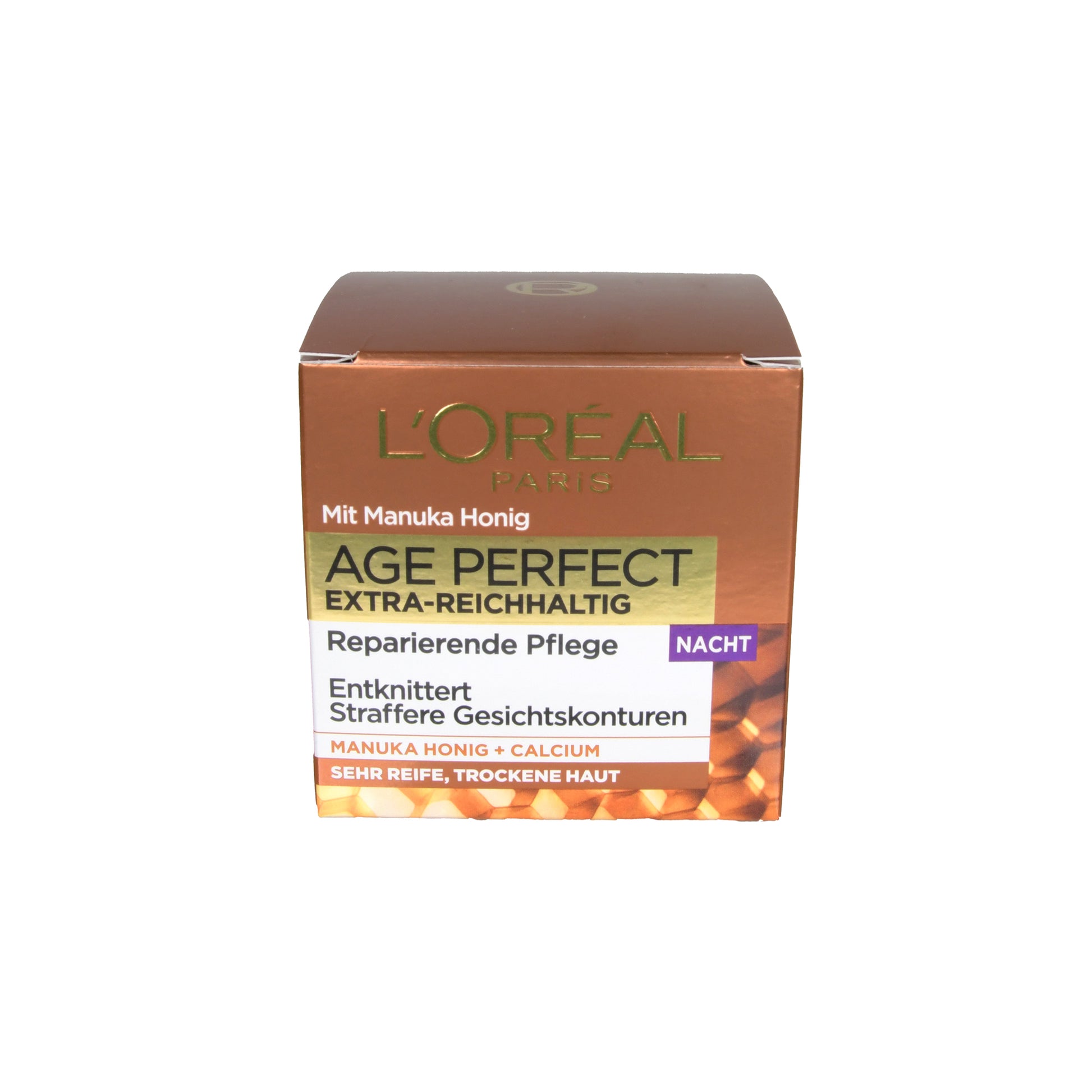L'Oréal Paris Age Perfect Intensivpflege Nacht Manuka Honig, 50 ml
