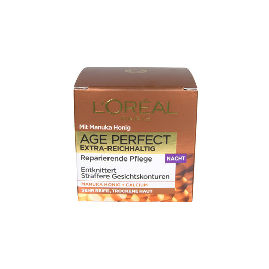 L'Oréal Paris Age Perfect Intensivpflege Nacht Manuka Honig, 50 ml