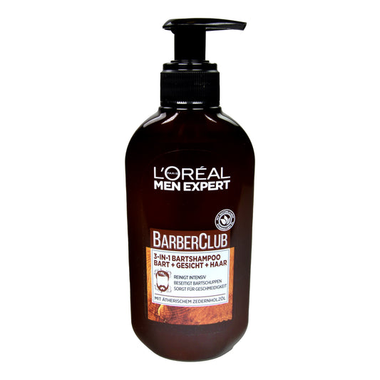L'Oréal Paris Men Expert Barber Club 3in1 Bartshampoo, 200 ml