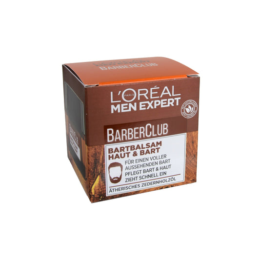 L'Oréal Paris Men Expert Barber Club Bartbalsam Bart + Haut, 50 ml