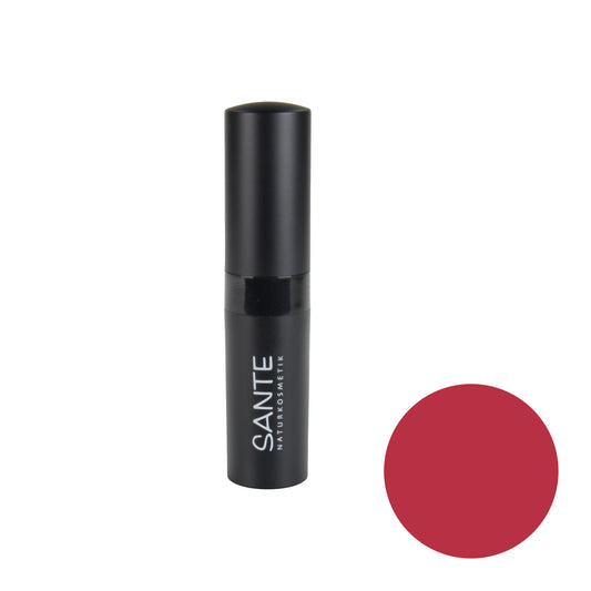 Sante Matte Lipstick 06 Intense Cherry für ein natürliches Finish, 4,55 g
