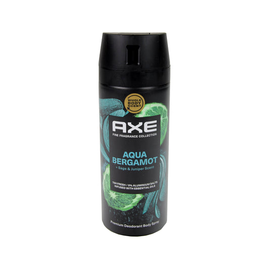 AXE Bodyspray Aqua Bergamot Fine Fragrance Collection, 150 ml