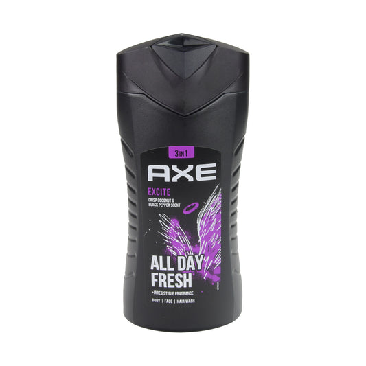 AXE Bodywash Excite 3in1 12h Refreshing Fragrance, 250 ml
