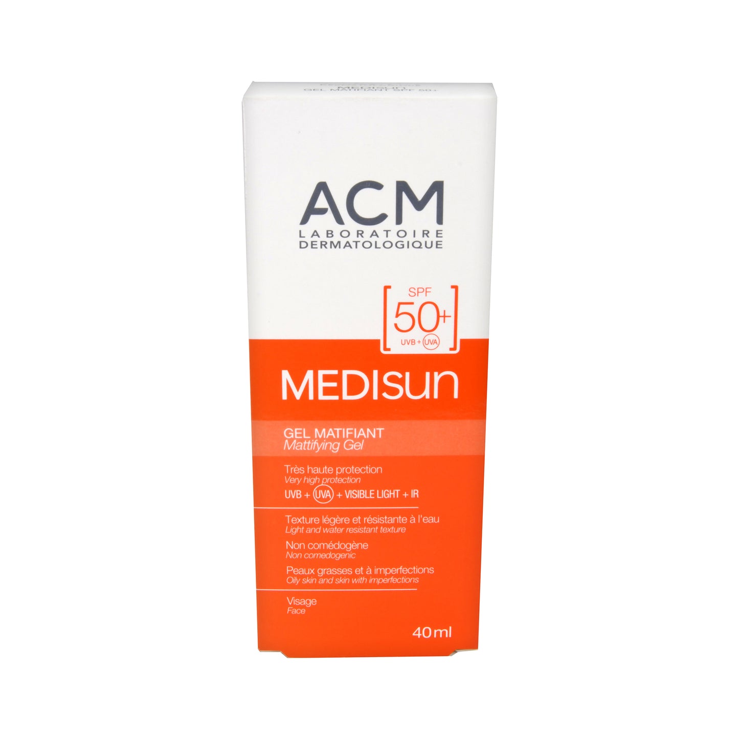 ACM Medisun Mattifying Gel SPF 50+, 40 ml