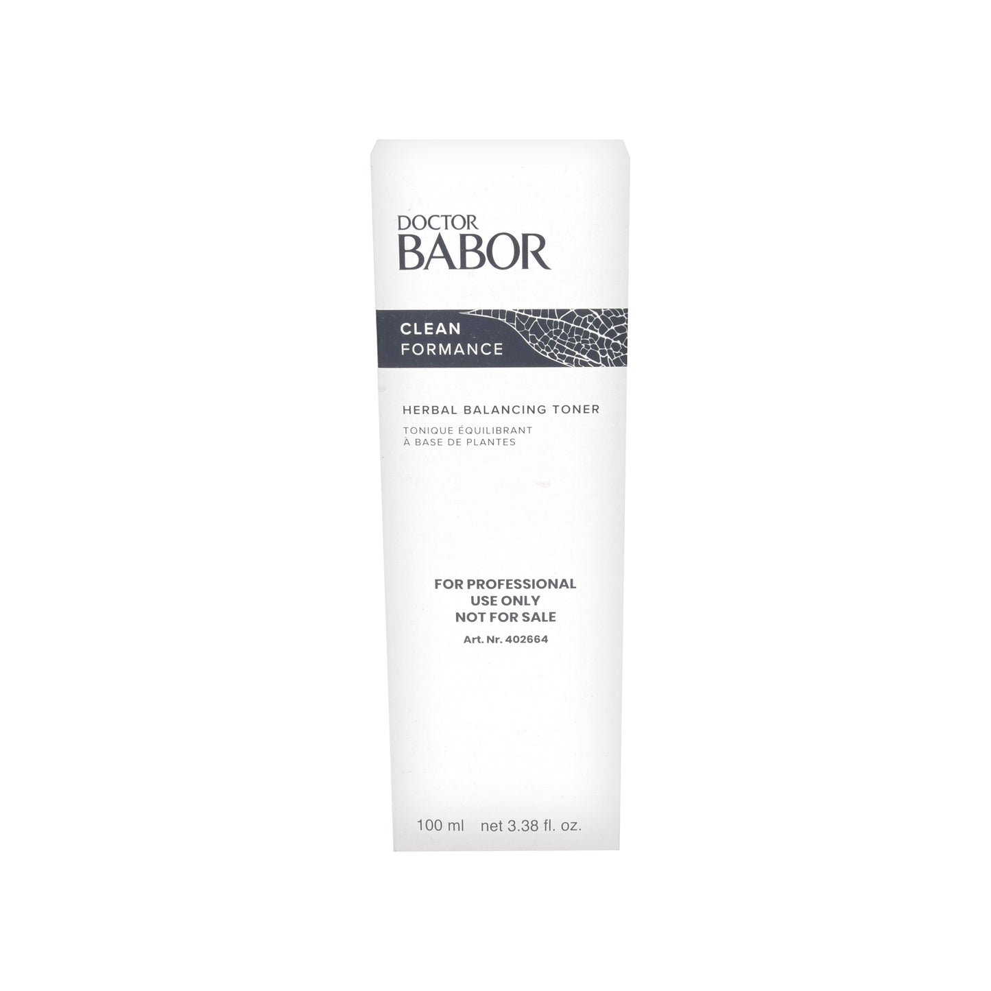 Babor CleanFormance Herbal Balancing Toner - Kabinett-Packung, 100 ml
