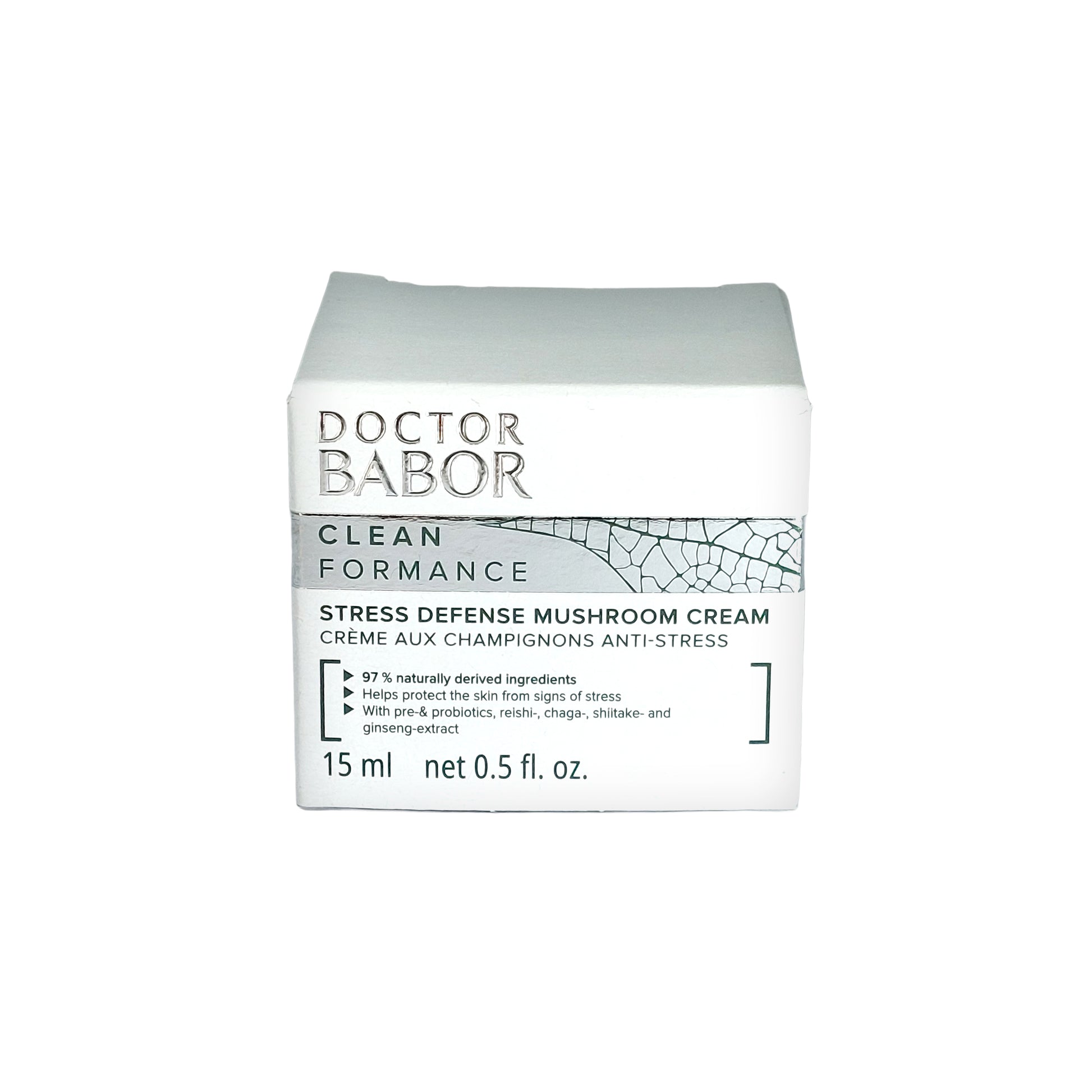 Dr. Babor CleanFormance Stress Defense Mushroom Cream, 15 ml