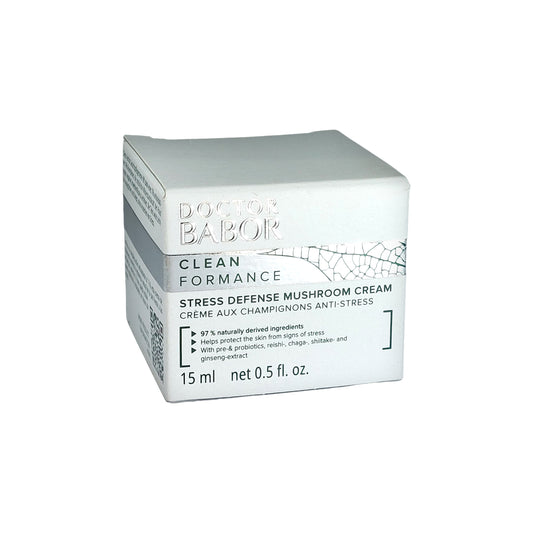 Dr. Babor CleanFormance Stress Defense Mushroom Cream, 15 ml
