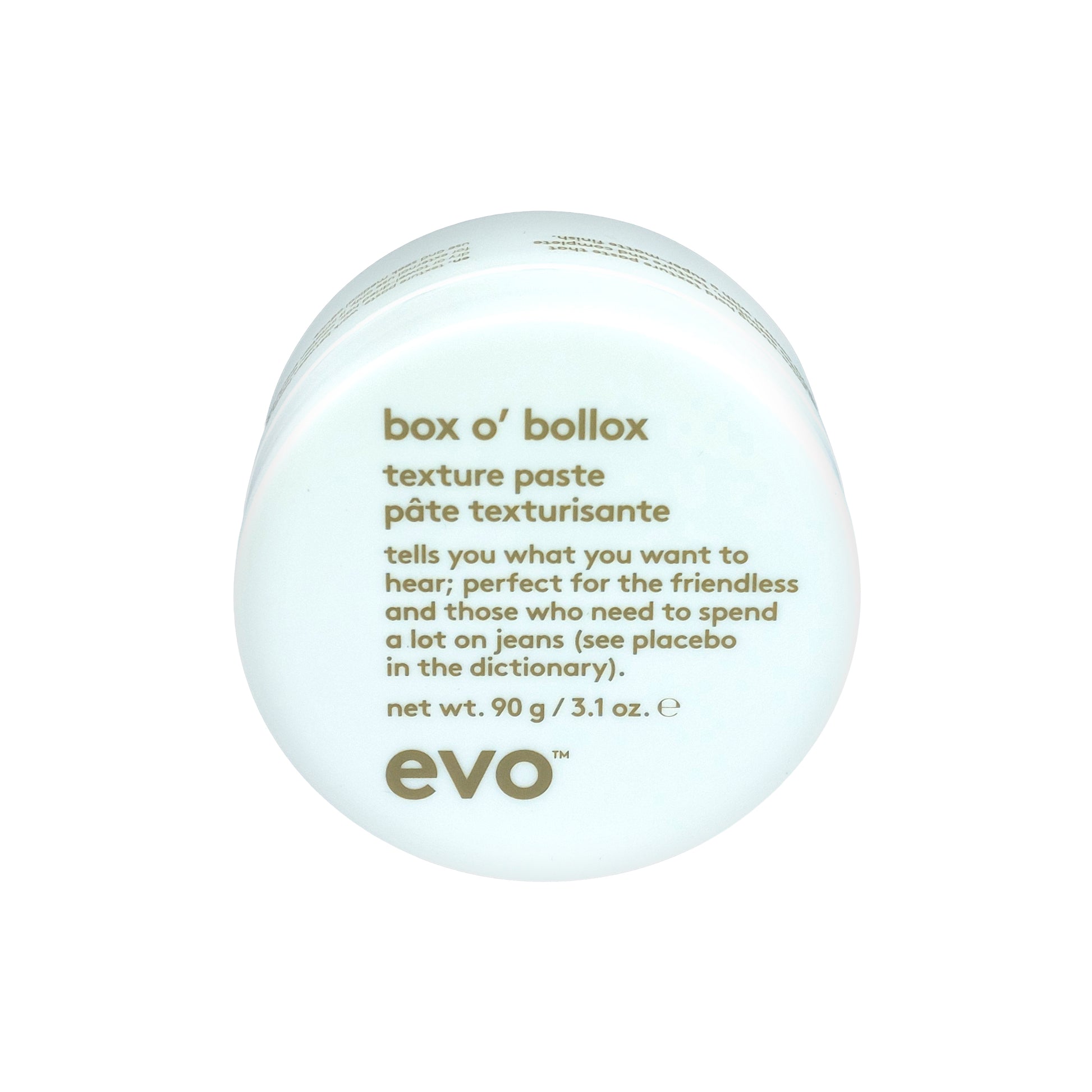 evo Hair Style Box O' Bollox Texture Paste, 90 g