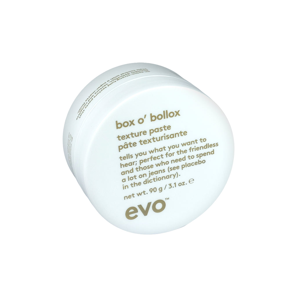 evo Hair Style Box O' Bollox Texture Paste, 90 g