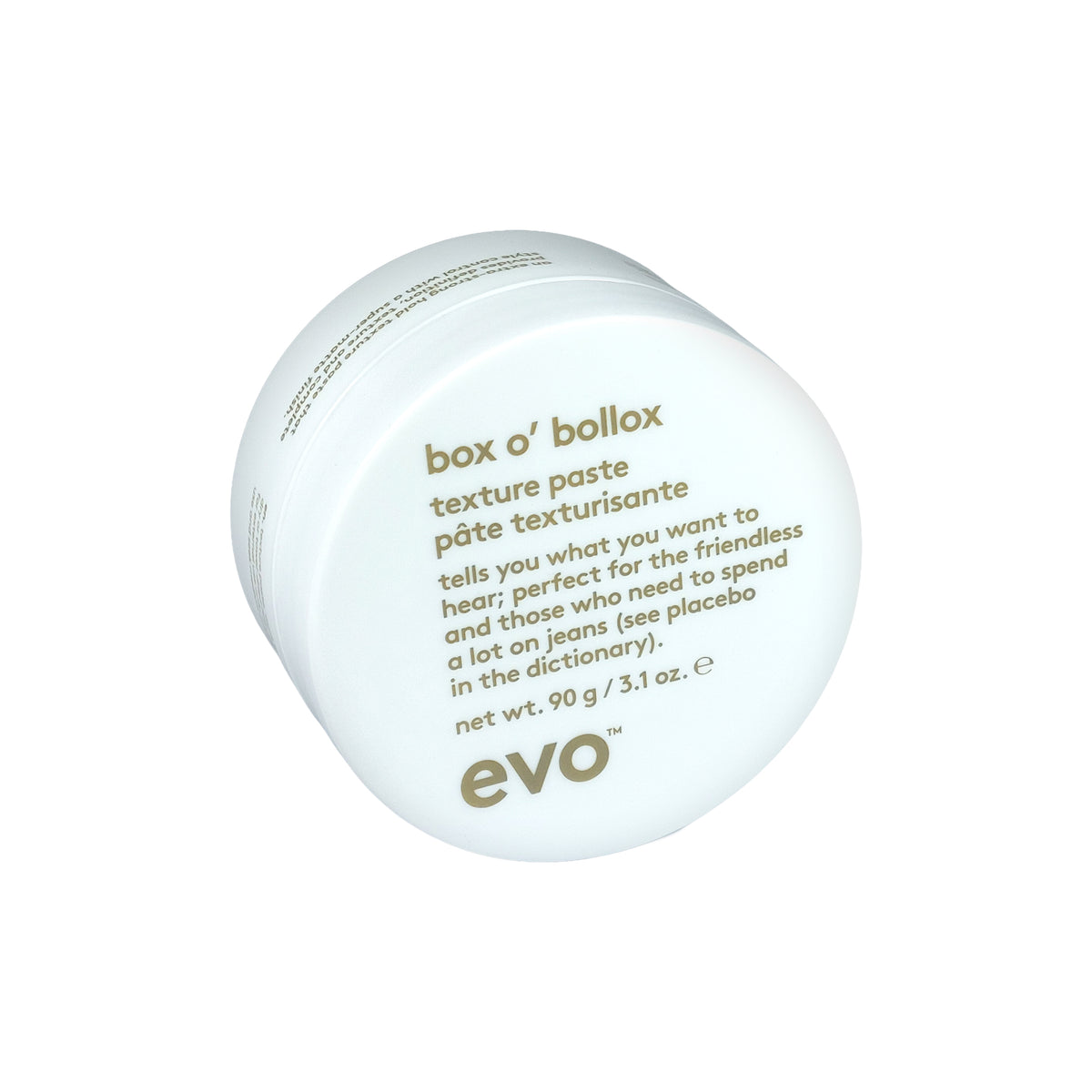 evo Hair Style Box O' Bollox Texture Paste, 90 g