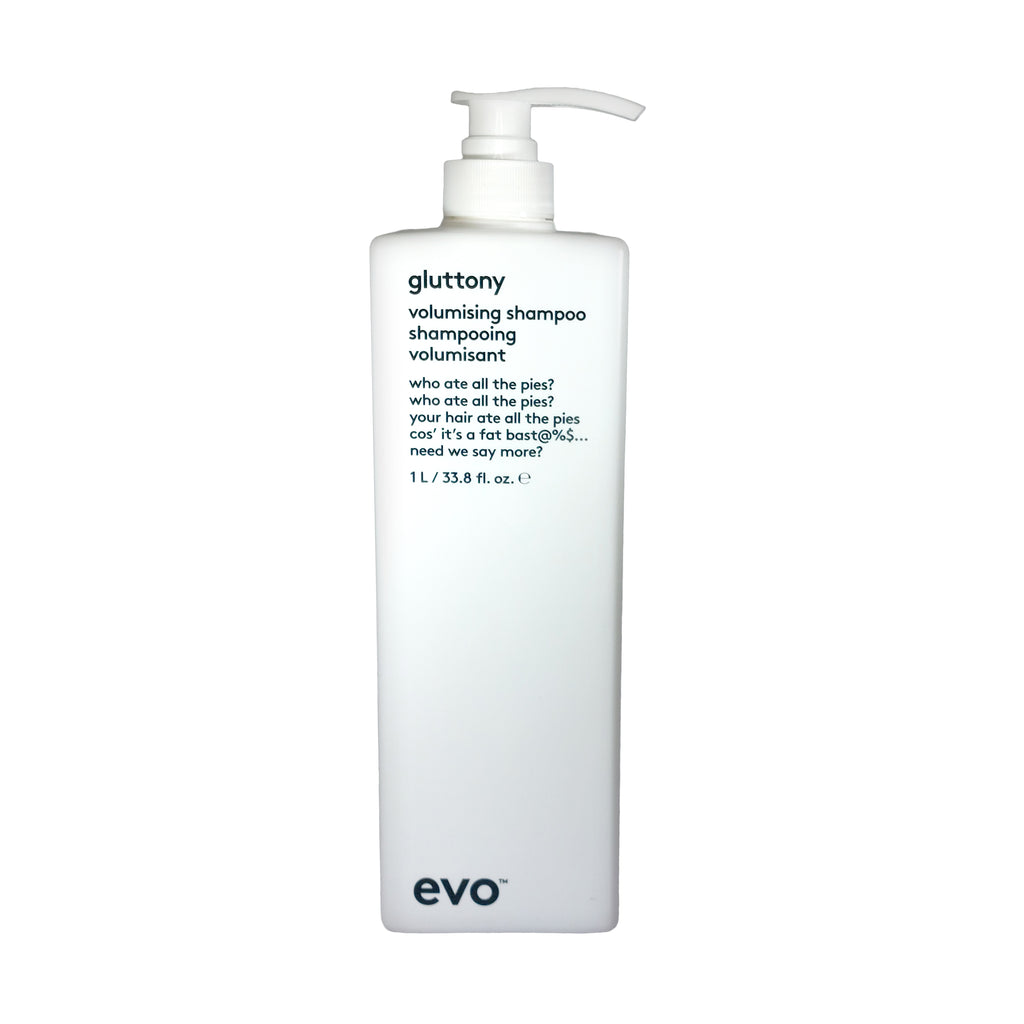evo Hair Style Gluttony Volumising Shampoo, 1000 ml