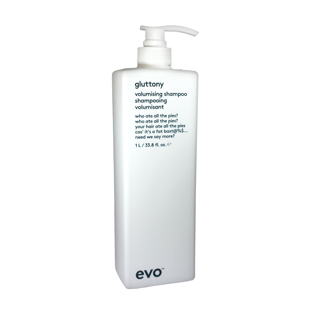 evo Hair Style Gluttony Volumising Shampoo, 1000 ml