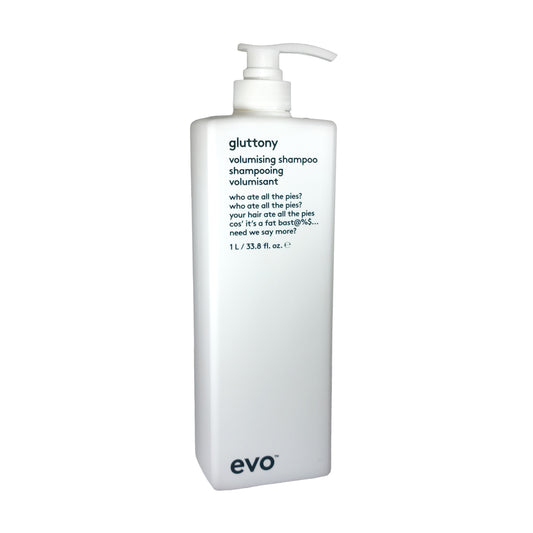 evo Hair Style Gluttony Volumising Shampoo, 1000 ml