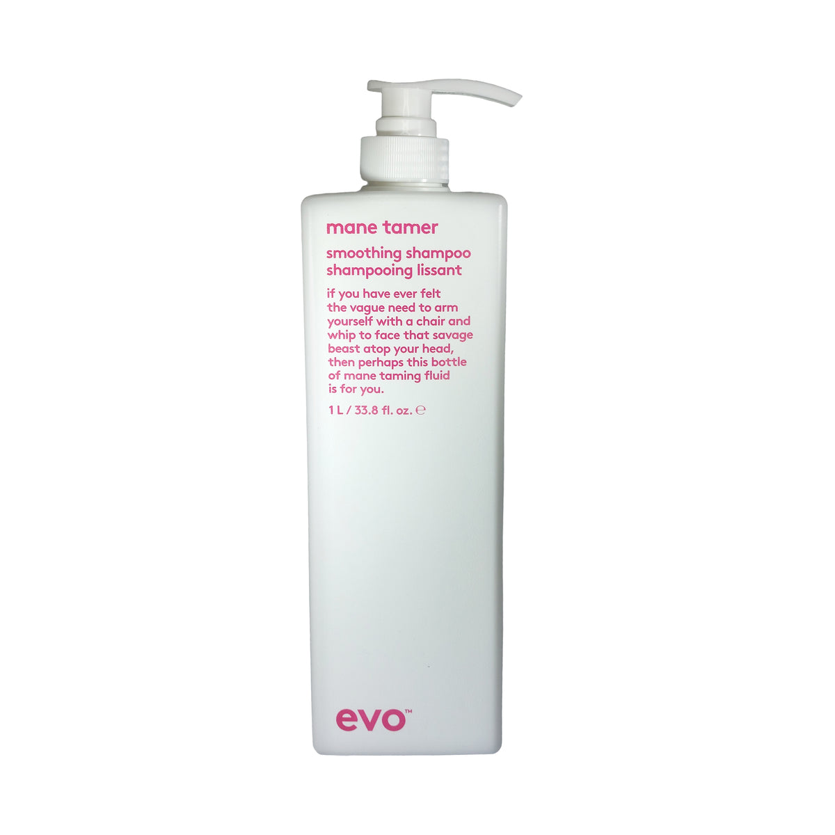 evo Hair Style Smooth Mane Tamer Smoothing Shampoo, 1000 ml