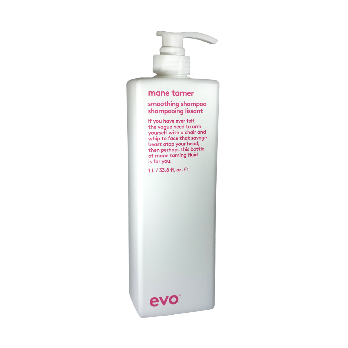 evo Hair Style Smooth Mane Tamer Smoothing Shampoo, 1000 ml