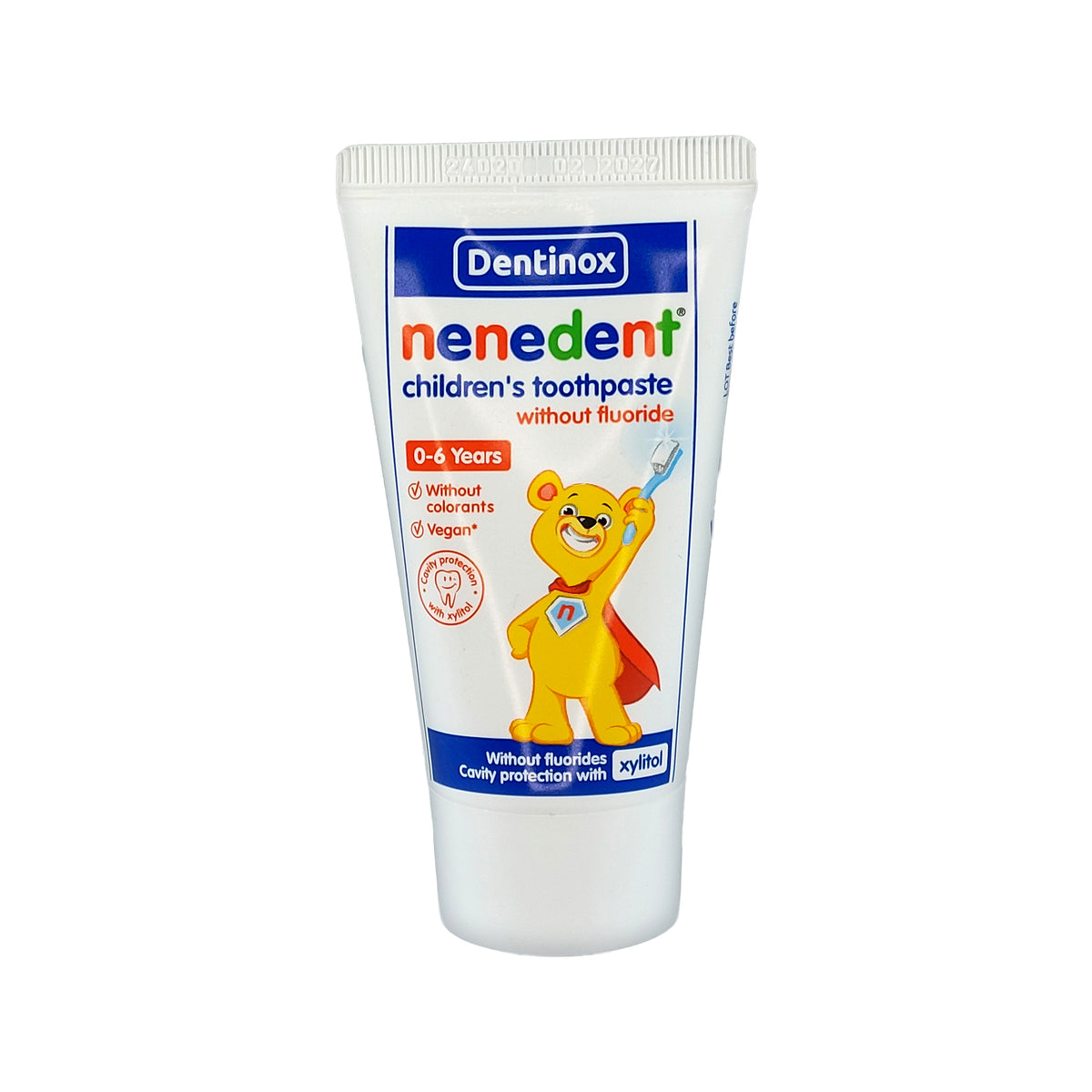 nenedent Kinderzahncreme ohne Fluid, 50 ml